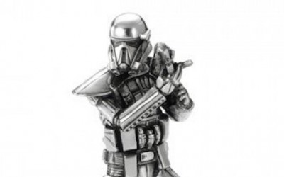 New Rogue One Deathtrooper Pewter Figurine in stock on Amazon.com