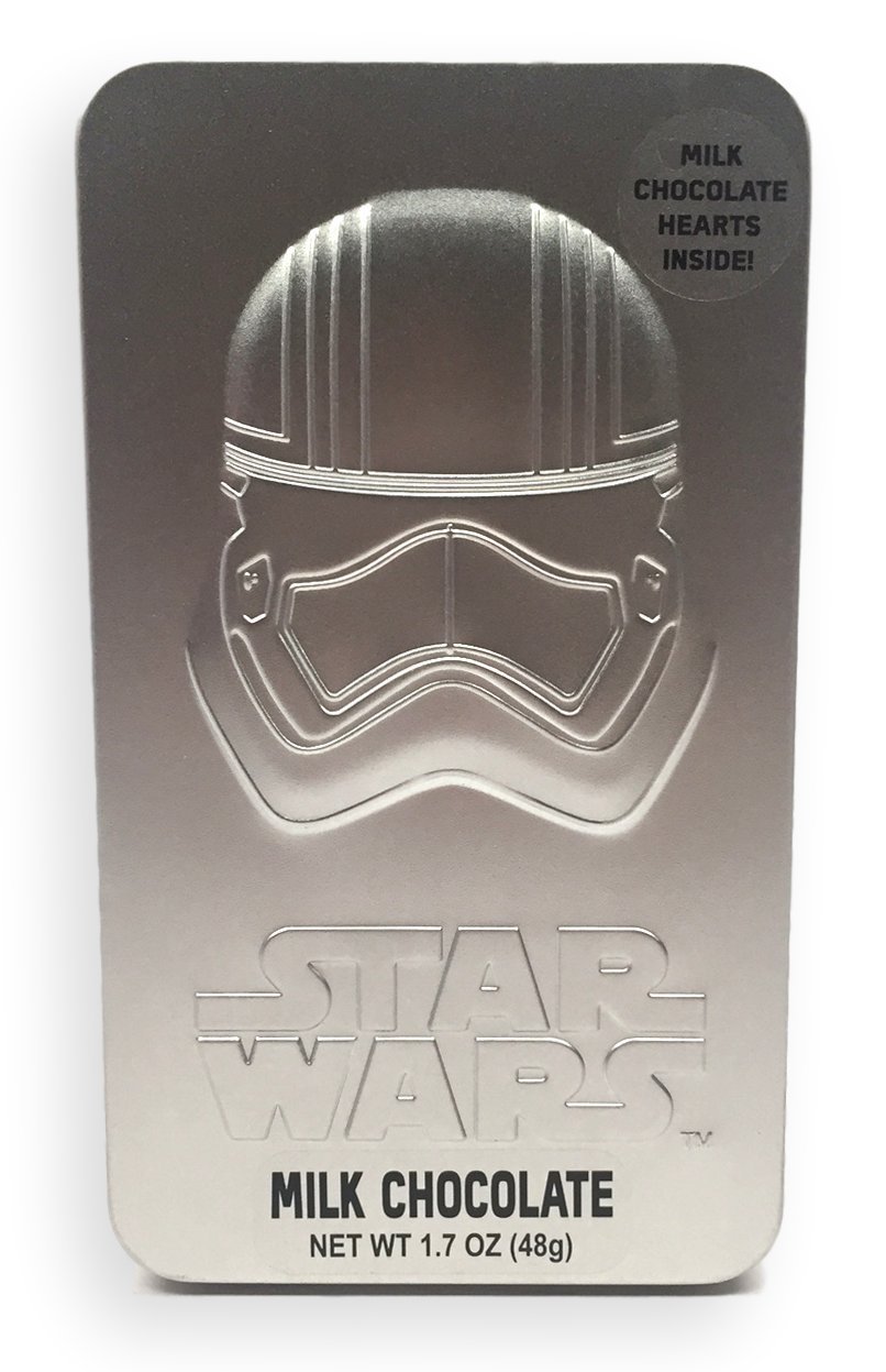 RO CE Plastic Bag Darth Vader and Stormtrooper Valentine helmet shaped candy (Stormtrooper Chocolate Gift Tin included) 4