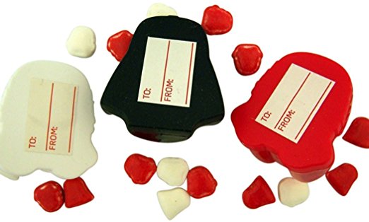 FA CE Darth Vader and Stormtrooper Valentine helmet shaped candy box 2