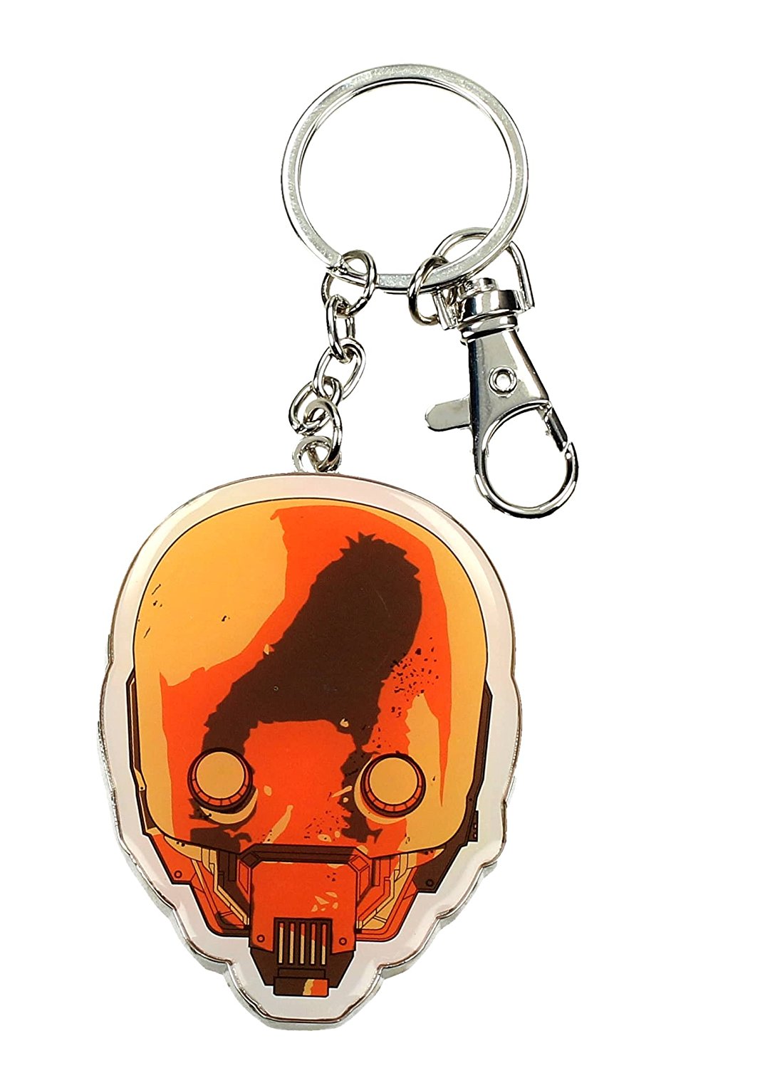 RO K-2SO Head Metal Keychain