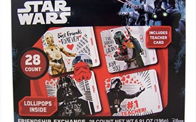 Valentine's Day round-up of Force Awakens/Rogue One items (part 1: cards & candy)