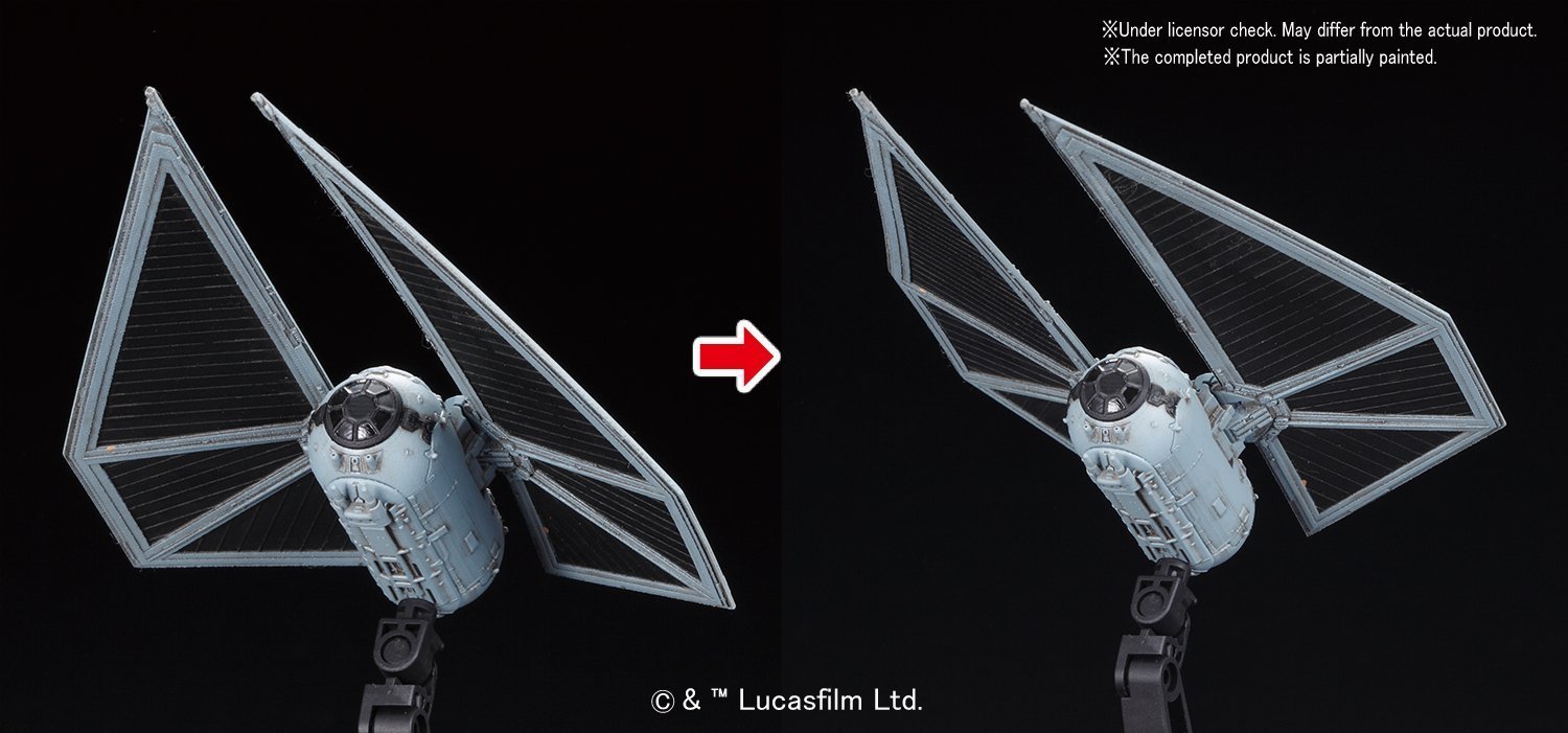 RO U-Wing and Tie Striker Model Ships Set 2