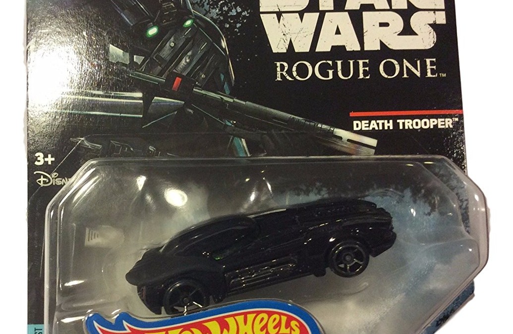 New Rogue One Deathtrooper Hot Wheels Character Car in stock on Walmart.com