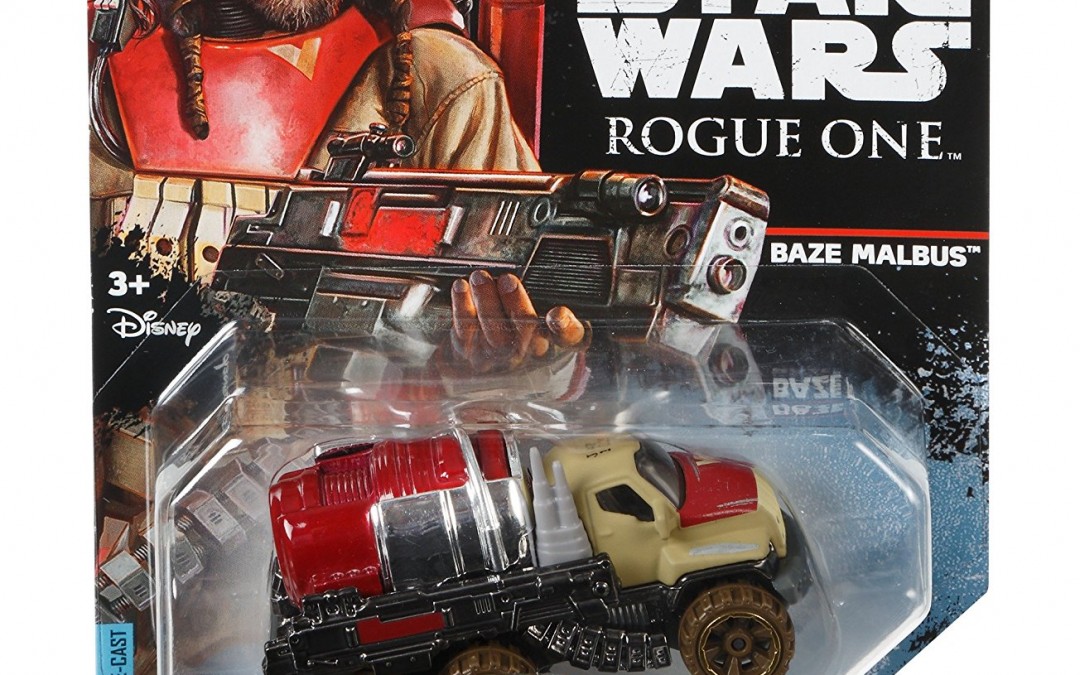 New Rogue One Hot Wheels Baze Malbus Character car available on Walmart.com