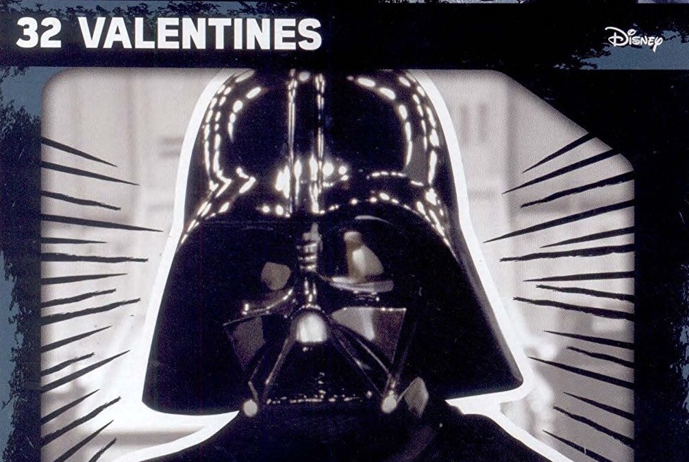 New Rogue One Valentine's Day 32 Count Kids Valentine's Day Exchange Card set available on Amazon.com