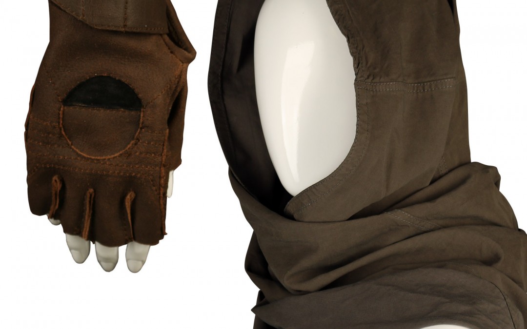 New Rogue One Jyn Erso Scarf and Gloves Accessory set available for pre-order on Anovos.com