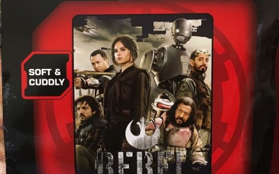 New Rogue One Rebel Gang Silky Soft Throw Bedding Blanket available on Amazon.com