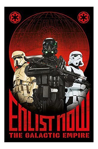 New Rogue One Enlist Now Galactic Empire Poster available on Walmart.com
