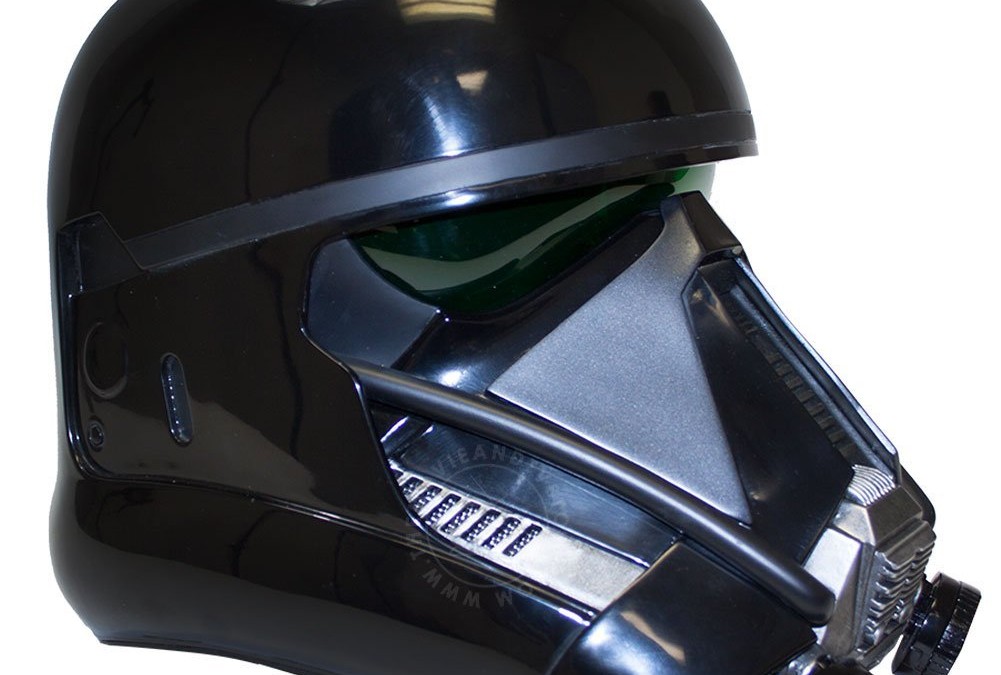 New Rogue One Deathtrooper prop replica helmet available on Amazon.com