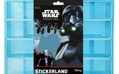 New Rogue One Sticker Book and Lego Mini Figure Storage Box available on Amazon.com