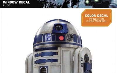 New Rogue One R2-D2 Window Decal Figure available on Walmart.com