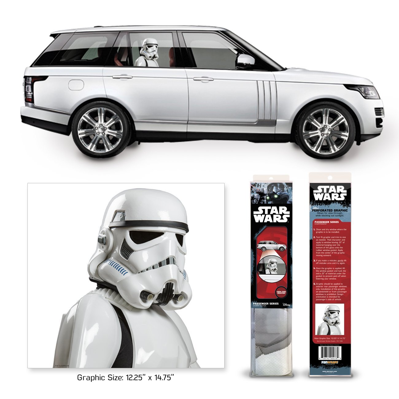 RO Stormtrooper Perforated Window Decal 2