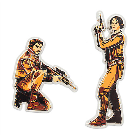 RO Cassian Jeron Andor and Jyn Erso Pin Set