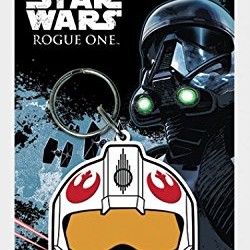 New Rogue One Rebel Pilot Helmet Rubber Keychain available on Amazon.com