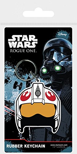 New Rogue One Rebel Pilot Helmet Rubber Keychain available on Amazon.com