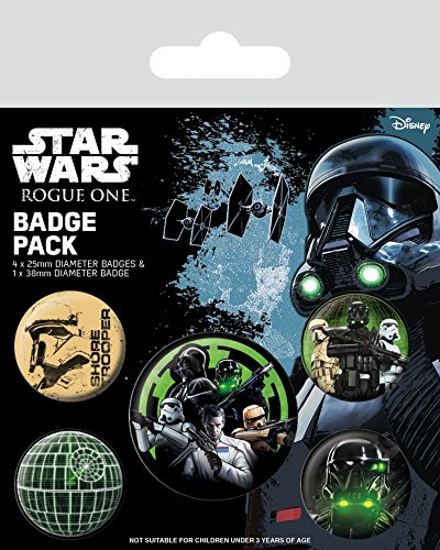 New Rogue One Empire Button Badge Set available on Amazon.com