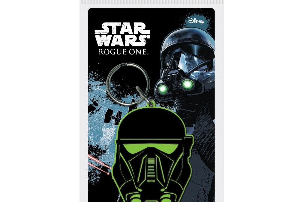 New Rogue One Imperial Deathtrooper Helmet Rubber Key Ring available on Amazon.com