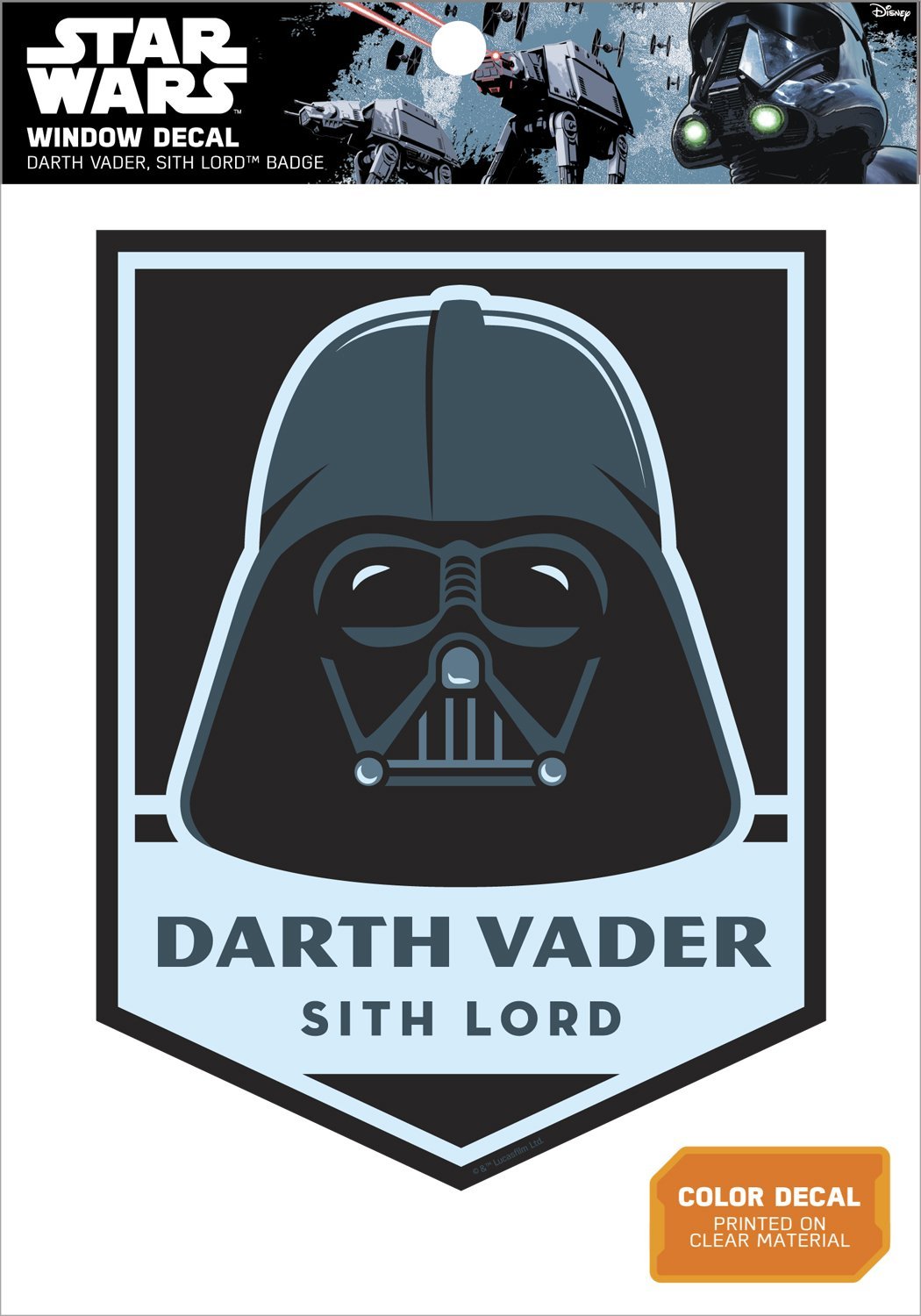 RO Darth Vader Sith Lord WD Badge