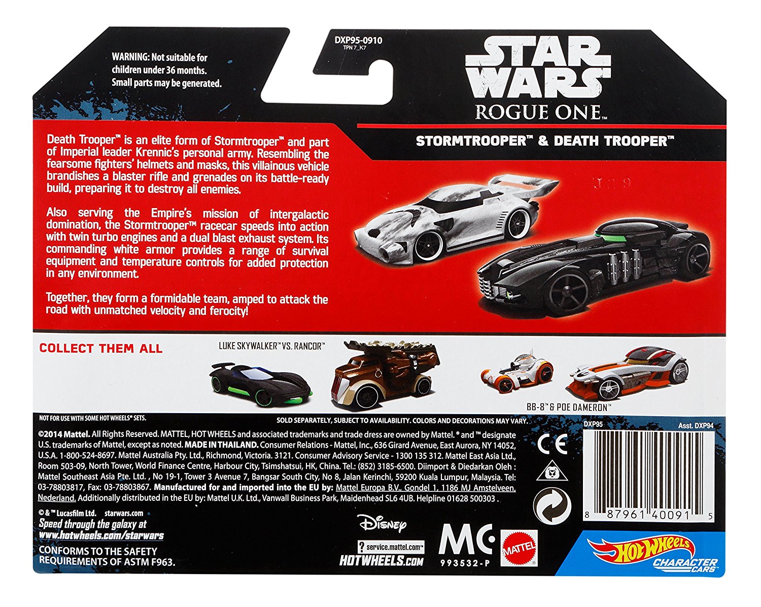 RO HW Character Car 2-pack 2