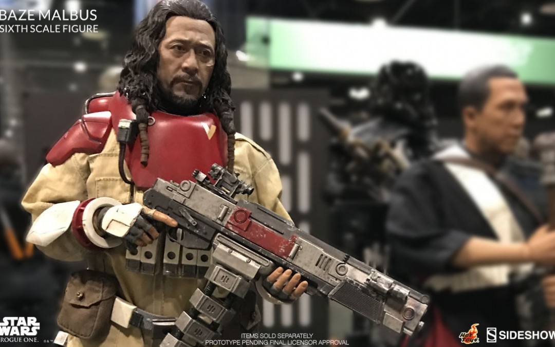 New Rogue One Baze Malbus 1/6th scale figure from Hot Toys coming soon!