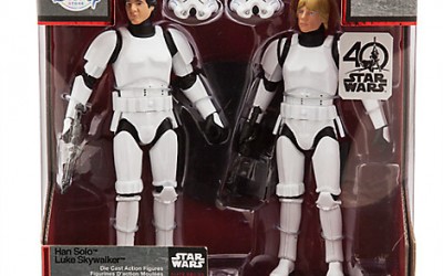 New Han Solo and Luke Skywalker Elite Series Die Cast Figure 2-pack available on DisneyStore.com