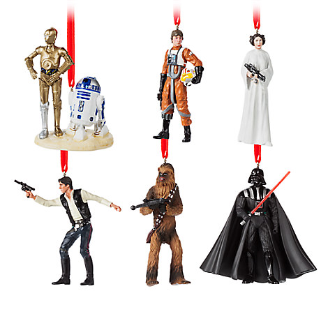 SW 40th Anniversary Ornament Set 3