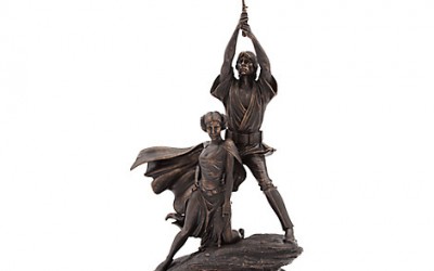 New 40th Anniversary Luke and Leia Limited Edition Figurine Statue available on DisneyStore.com