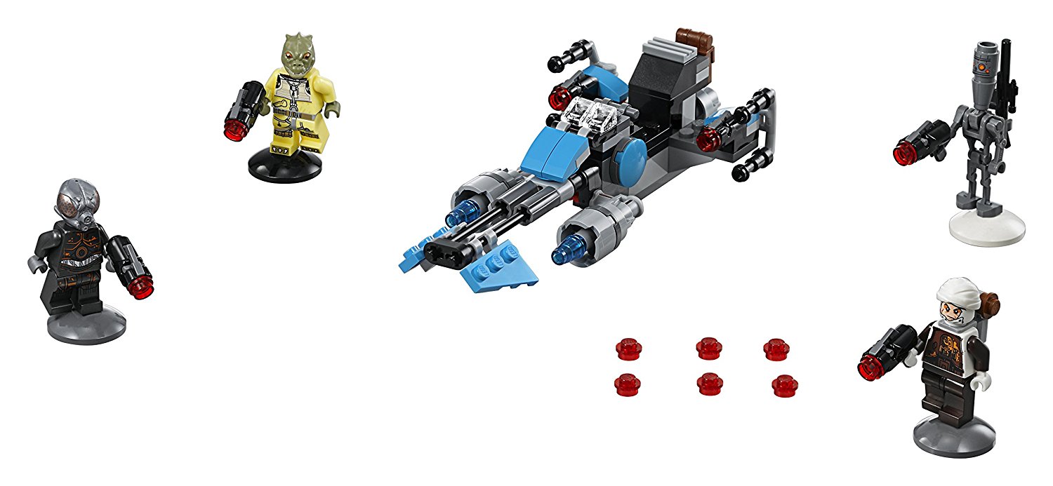 RO Bounty Hunter Speeder Bike Battle Pack Lego Set 3