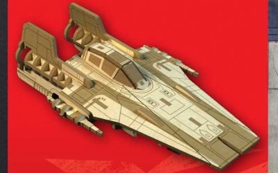 New Resistance A-Wing Fighter Wood Model Kit available on Walmart.com