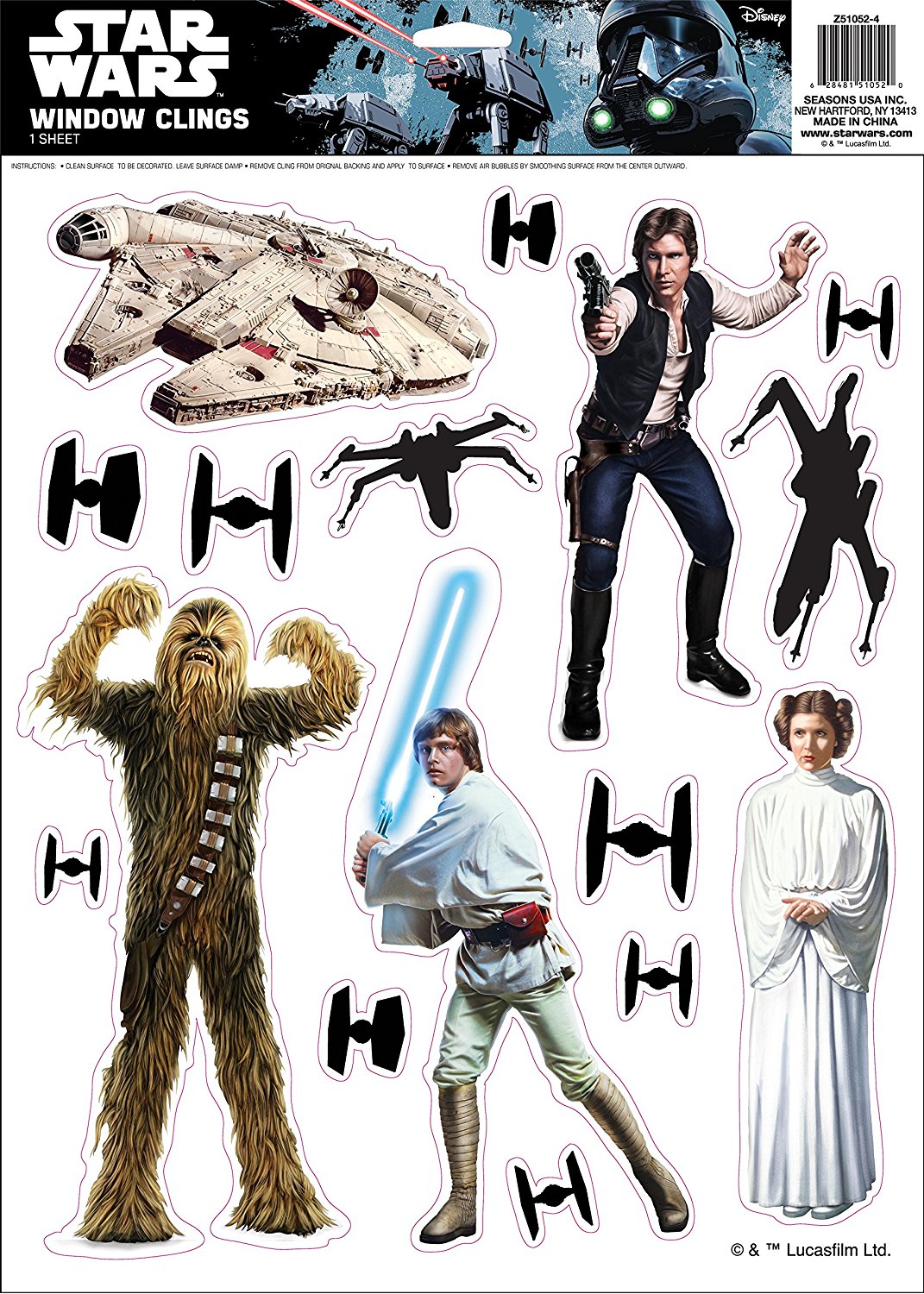 RO Classic Window Cling Set 1