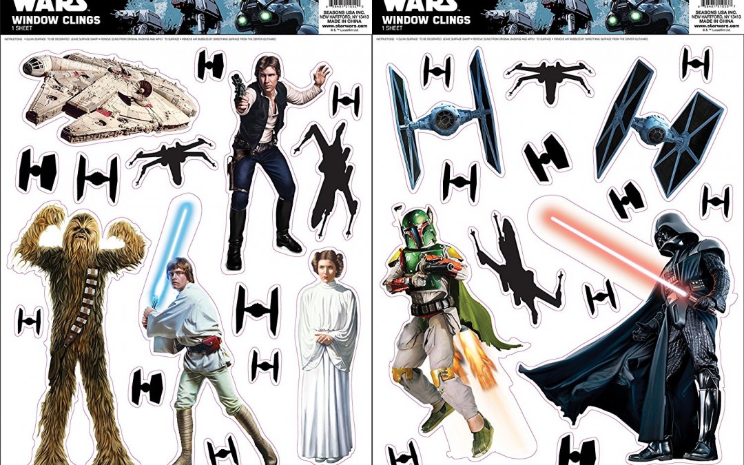 New Rogue One Classic Window Cling Set available on Walmart.com