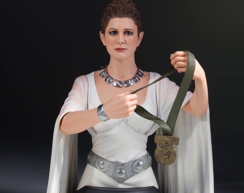 New Princess Leia Hero of Yavin Mini-Bust available on Gentlegiantltd.com