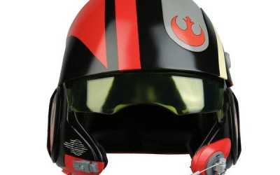 New Force Awakens Poe Dameron X-Wing Pilot Helmet available on Anovos.com
