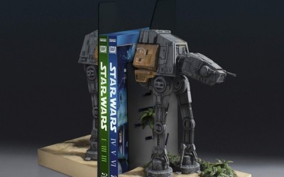 New Rogue One AT-ACT Walker Bookend Set now available for pre-order on Gentlegiantltd.com