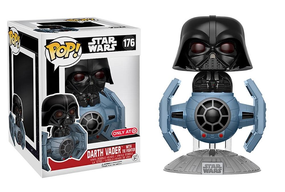 New Deluxe Darth Vader in Tie Fighter Funko Pop! Toy available on Walmart!