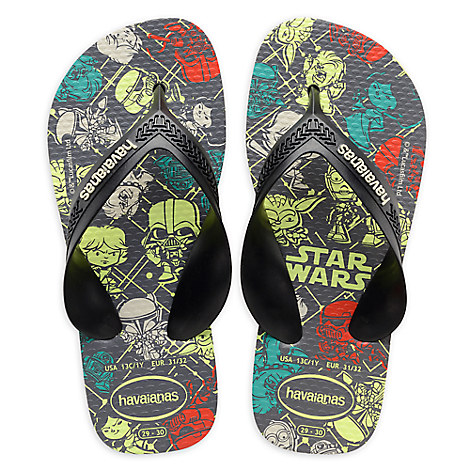 SW Glow-In-The-Dark Flip Flops for Kids 1
