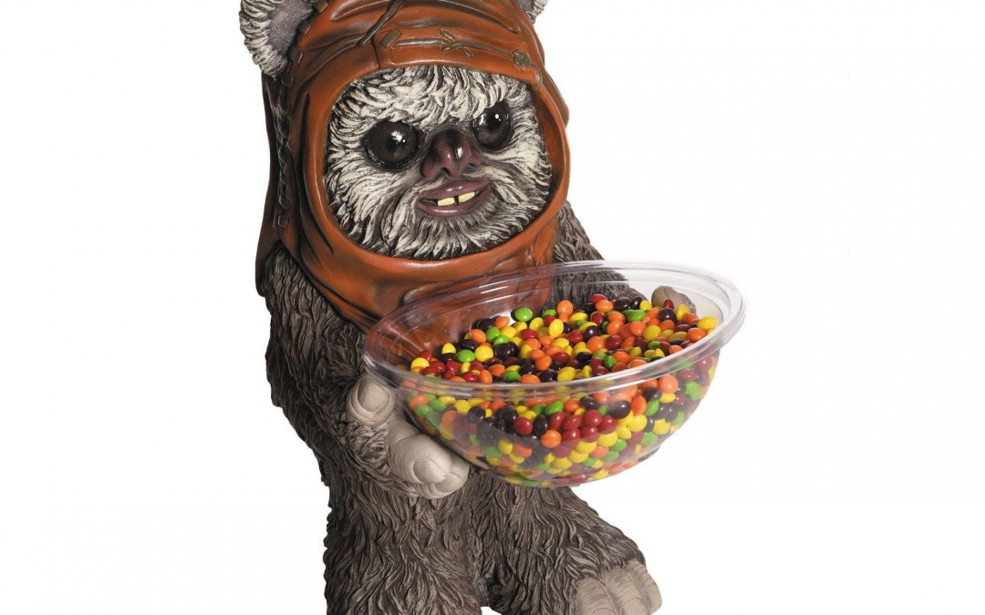 New Star Wars Ewok Candy Bowl and Holder available on Walamrt.com