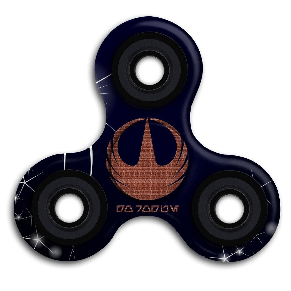 RO Black, White, and Orange Gyro Spinner