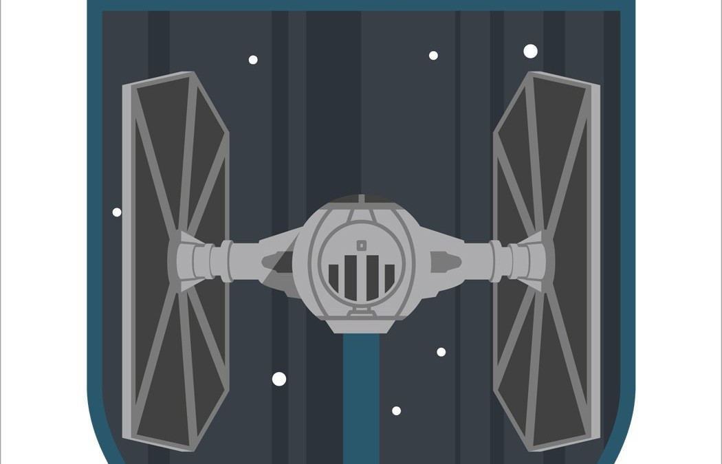 New Rogue One Imperial TIE Fighter Window Decal Badge available on Walmart.com