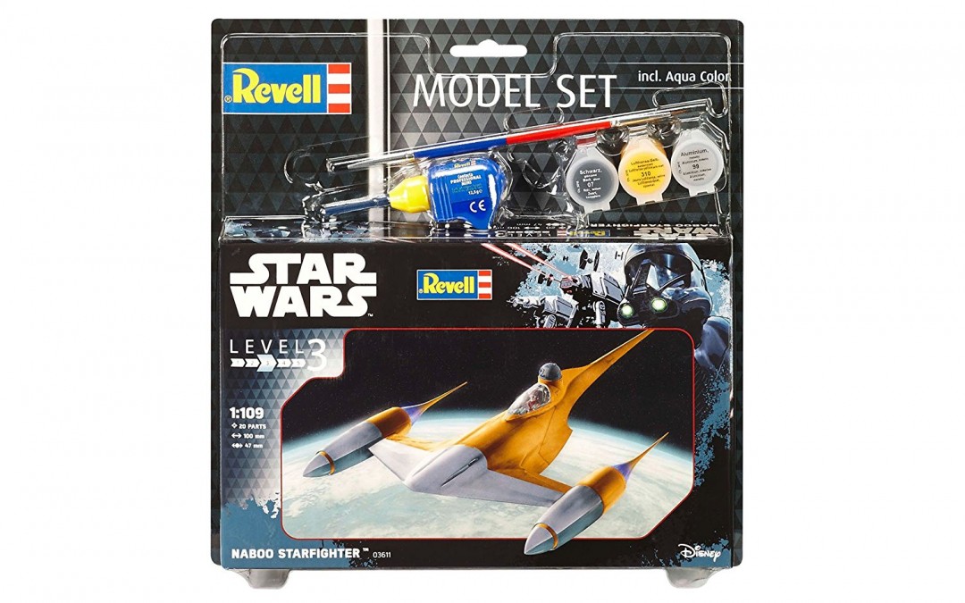 New Rogue One (Phantom Menace) Naboo Starfighter Model Kit Set available on Amazon.com