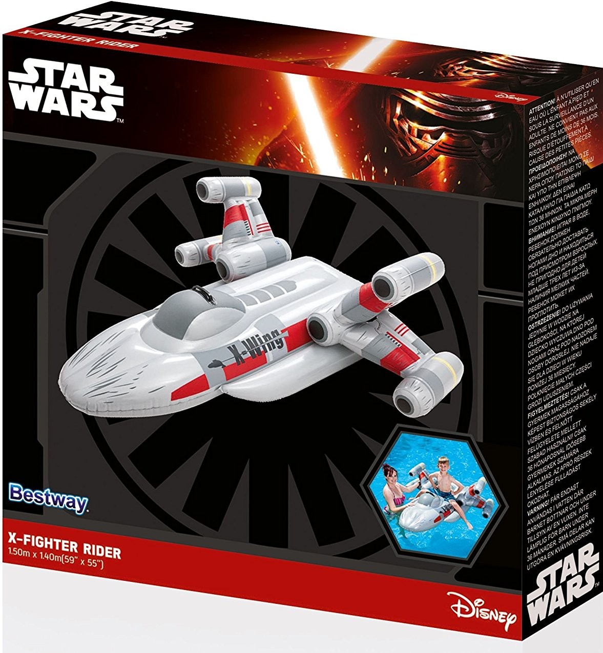 FA X-Wing Fighter Rider Floaty 1