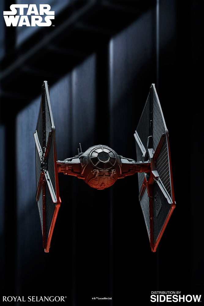 SW Imperial Tie Fighter Pewter Collectable Statue 2