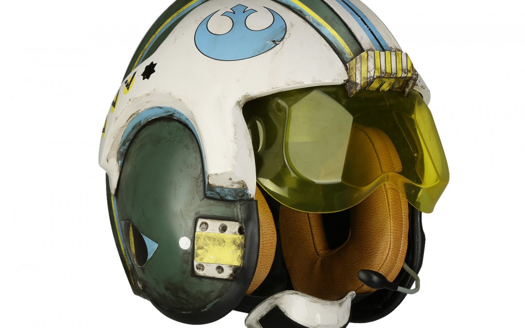 New Rogue One General Merrick Blue Squadron Helmet Accessory available on Anovos.com