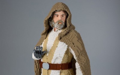 Force Awakens Luke Skywalker Life-Size Lego Statue Coming Soon to the San Diego Comic Con!