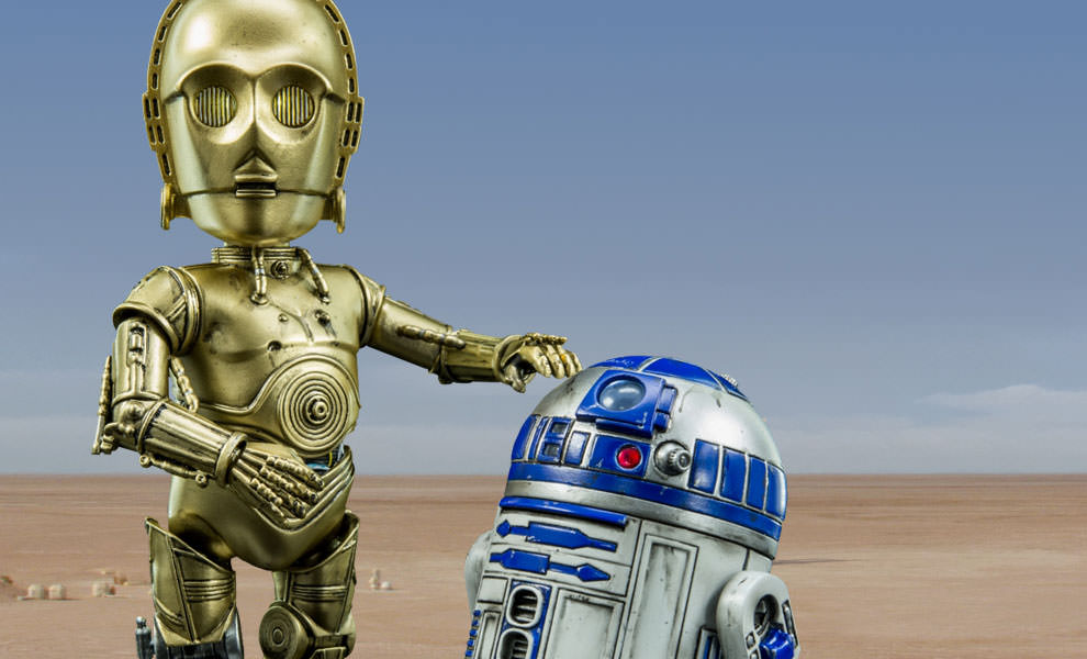 New Star Wars C-3PO and R2-D2 Hybrid Metal Figure Set available on DisneyStore.com