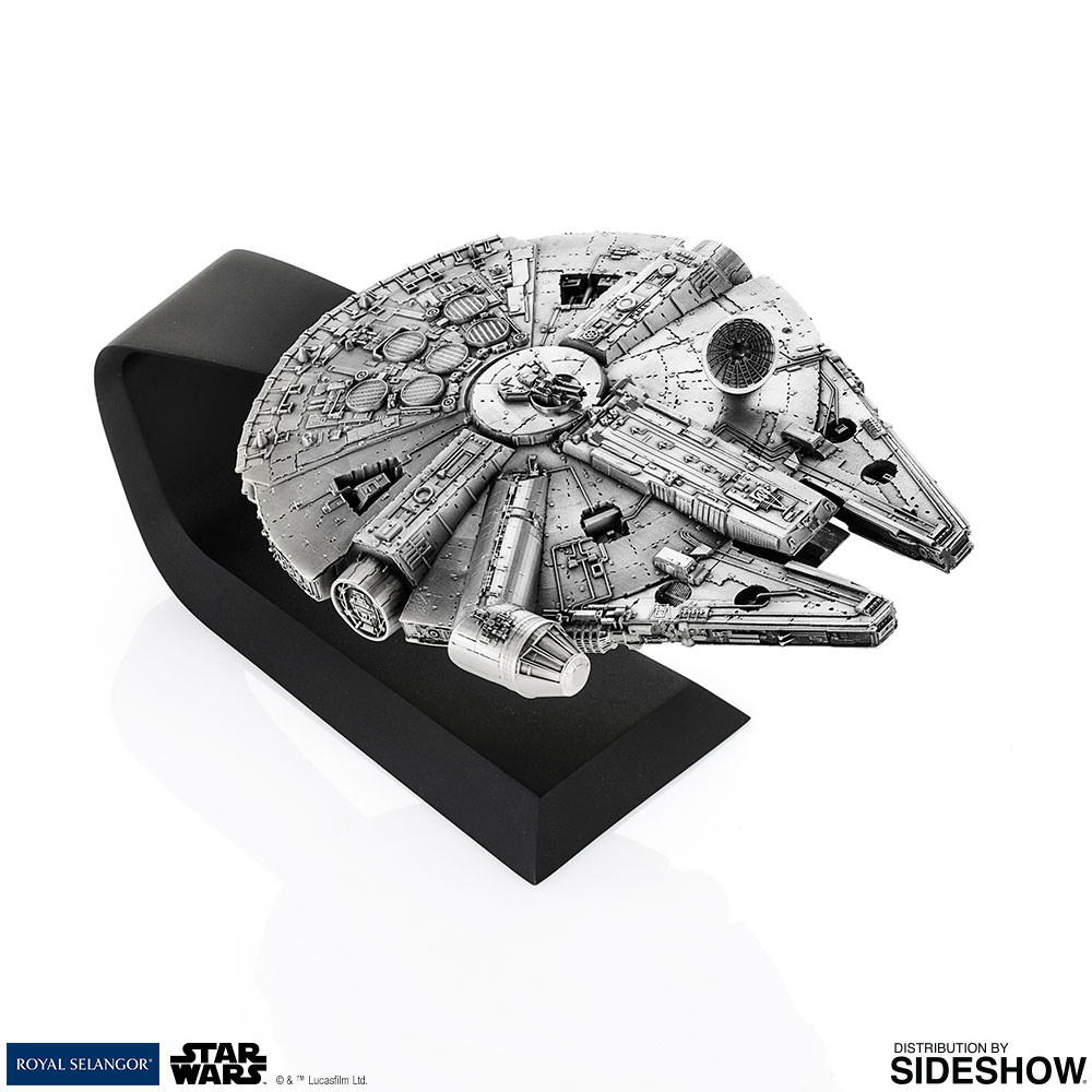 SW Millennium Falcon Pewter Collectable Statue 4