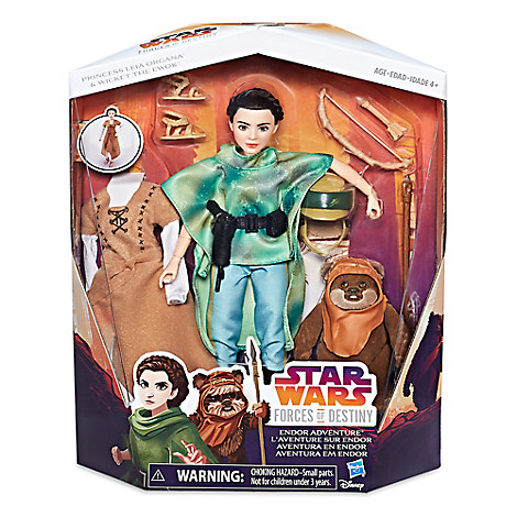 TFOD Princess Leia Organa & Wicket the Ewok figure set 1