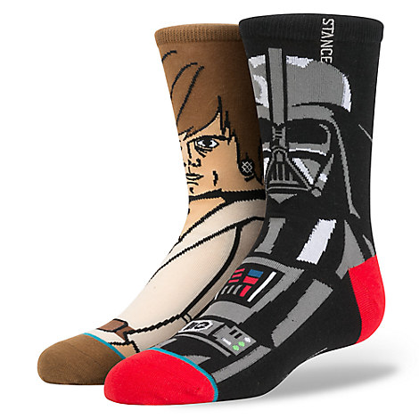 SW Darth Vader and Luke Skywalker (Boys) Socks Set