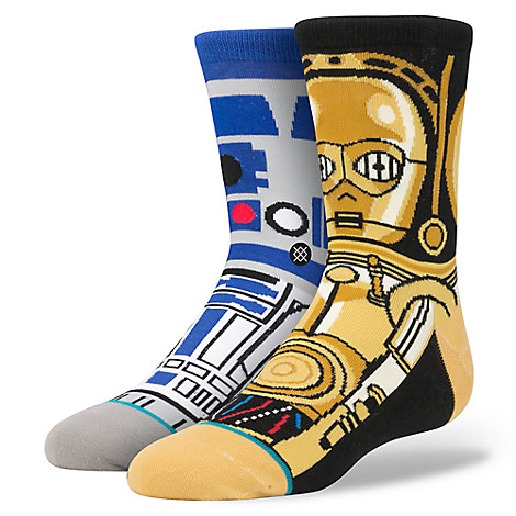 SW R2-D2 and C-3PO ''Droid'' (Boys) Socks Set