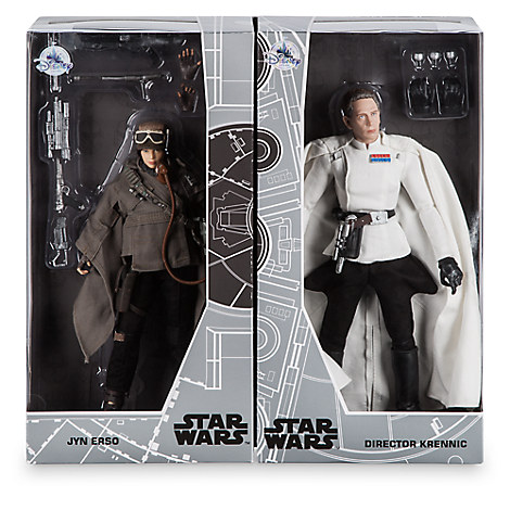 New Rogue One Jyn Erso and Director Krennic Elite Series Figure set available on DisneyStore.com